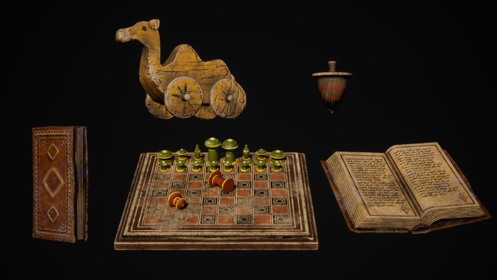 Entertainement kit. (Modeling and texturing)